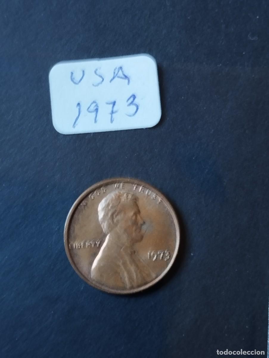 Monedas antiguas de Am&eacute;rica: MONEDA DE USA 1 CENTAVO A&Ntilde;O 1973 - LA DE LA FOTO VER TODOS MIS LOTES