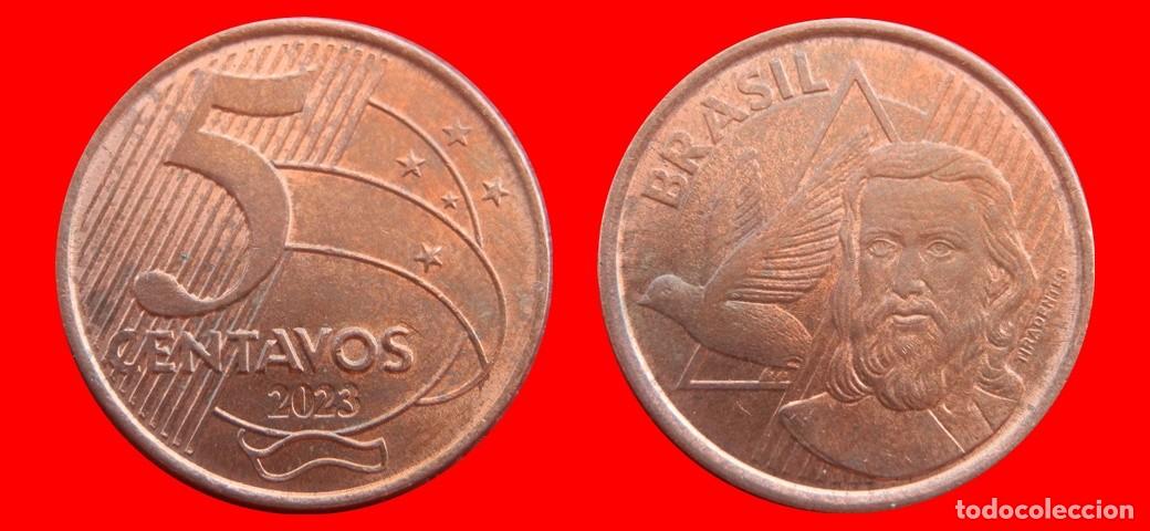 Monedas antiguas de Am&eacute;rica: 5 CENTAVOS 2023 BRASIL-151045