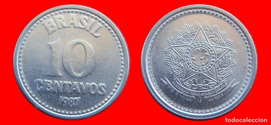 Monedas antiguas de Am&eacute;rica: 10 CENTAVOS 1987 BRASIL-151049