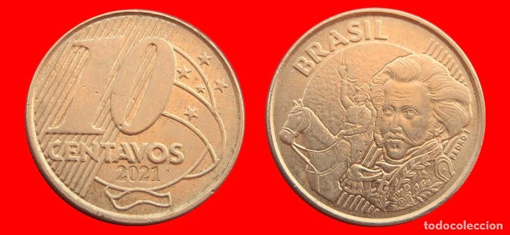 Monedas antiguas de Am&eacute;rica: 10 CENTAVOS 2021 BRASIL-151050