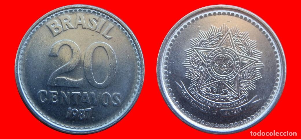 Monedas antiguas de Am&eacute;rica: 20 CENTAVOS 1987 BRASIL-151053