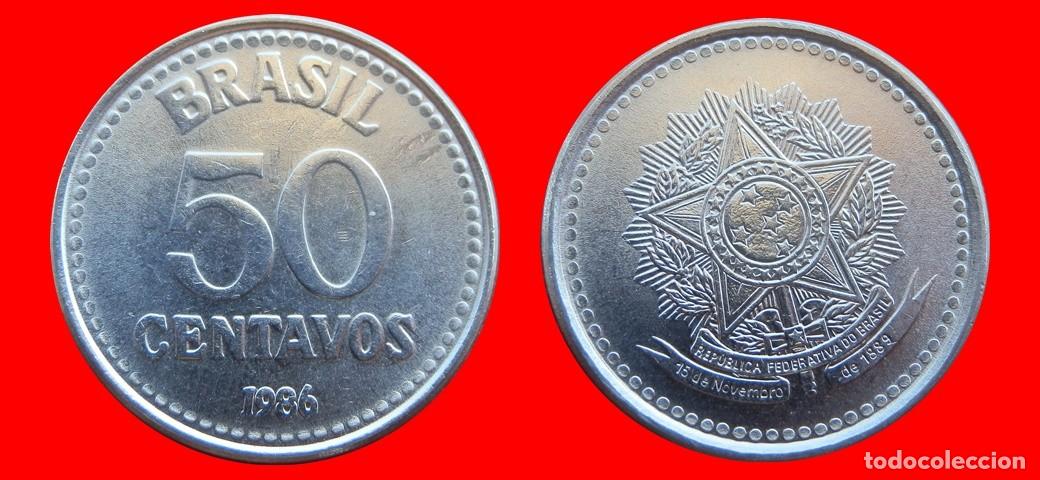 Monedas antiguas de Am&eacute;rica: 50 CENTAVOS 1986 BRASIL-151057