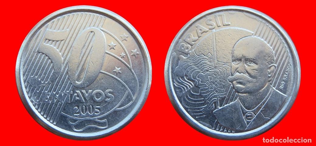 Monedas antiguas de Am&eacute;rica: 50 CENTAVOS 2005 BRASIL-151058
