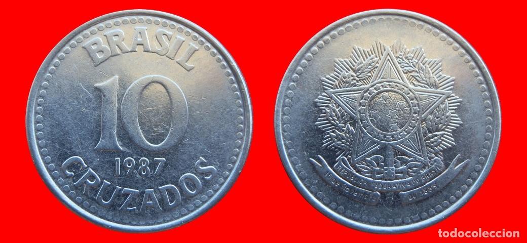 Monedas antiguas de Am&eacute;rica: 10 CRUZADOS 1987 BRASIL-151066