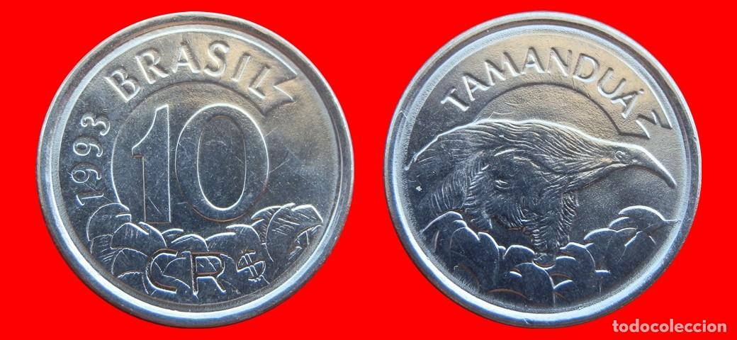 Monedas antiguas de Am&eacute;rica: 10 CRUZEIROS 1993 BRASIL-151069