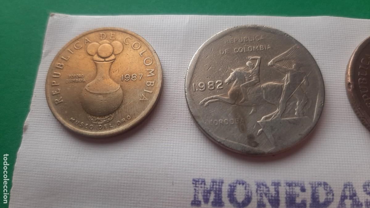 Monedas antiguas de Am&eacute;rica: (COLOMBIA) LOTE DE MONEDAS - Foto 12