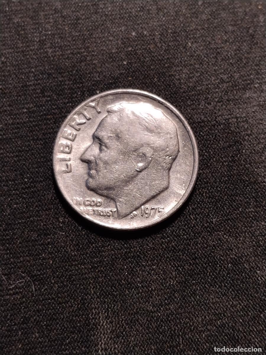 Monedas antiguas de Am&eacute;rica: Moneda Estados Unidos &ndash; Dime 1975 (10 cents)