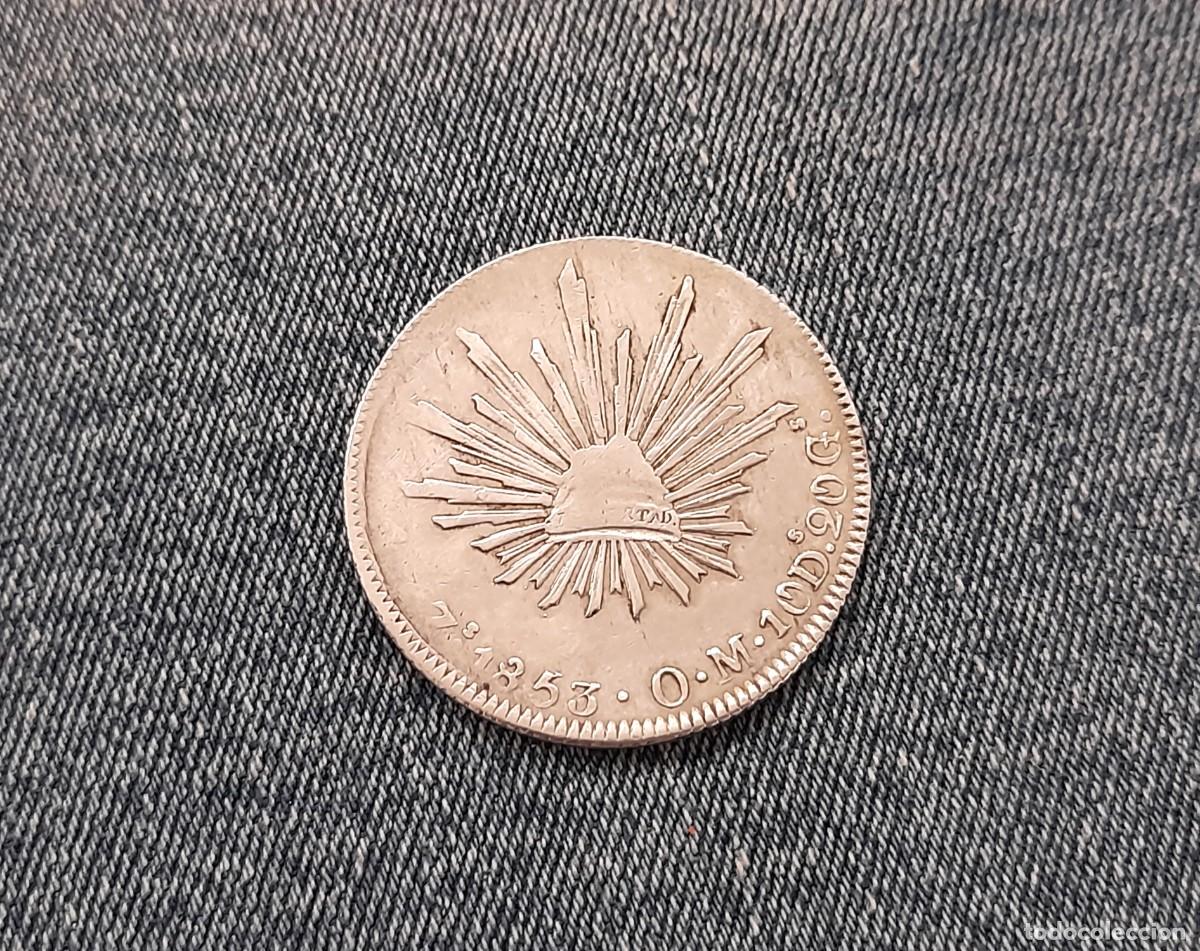 Monedas antiguas de Am&eacute;rica: Mexico, 4 Reales 1853, Zacatecas