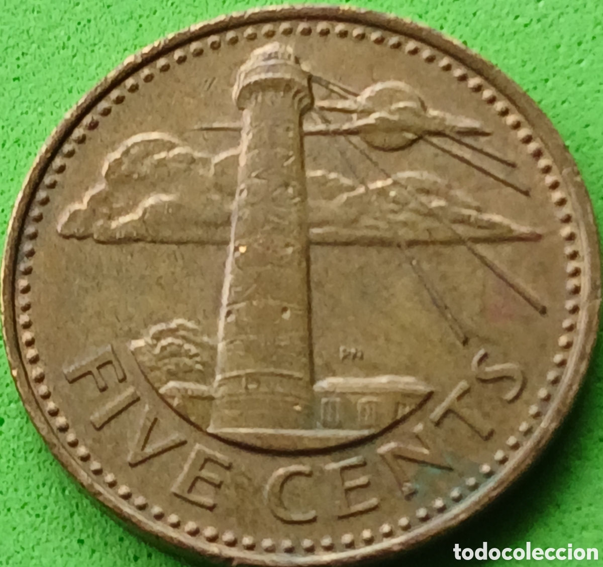 Monedas antiguas de Am&eacute;rica: Barbados 5 cents 2000 km#11