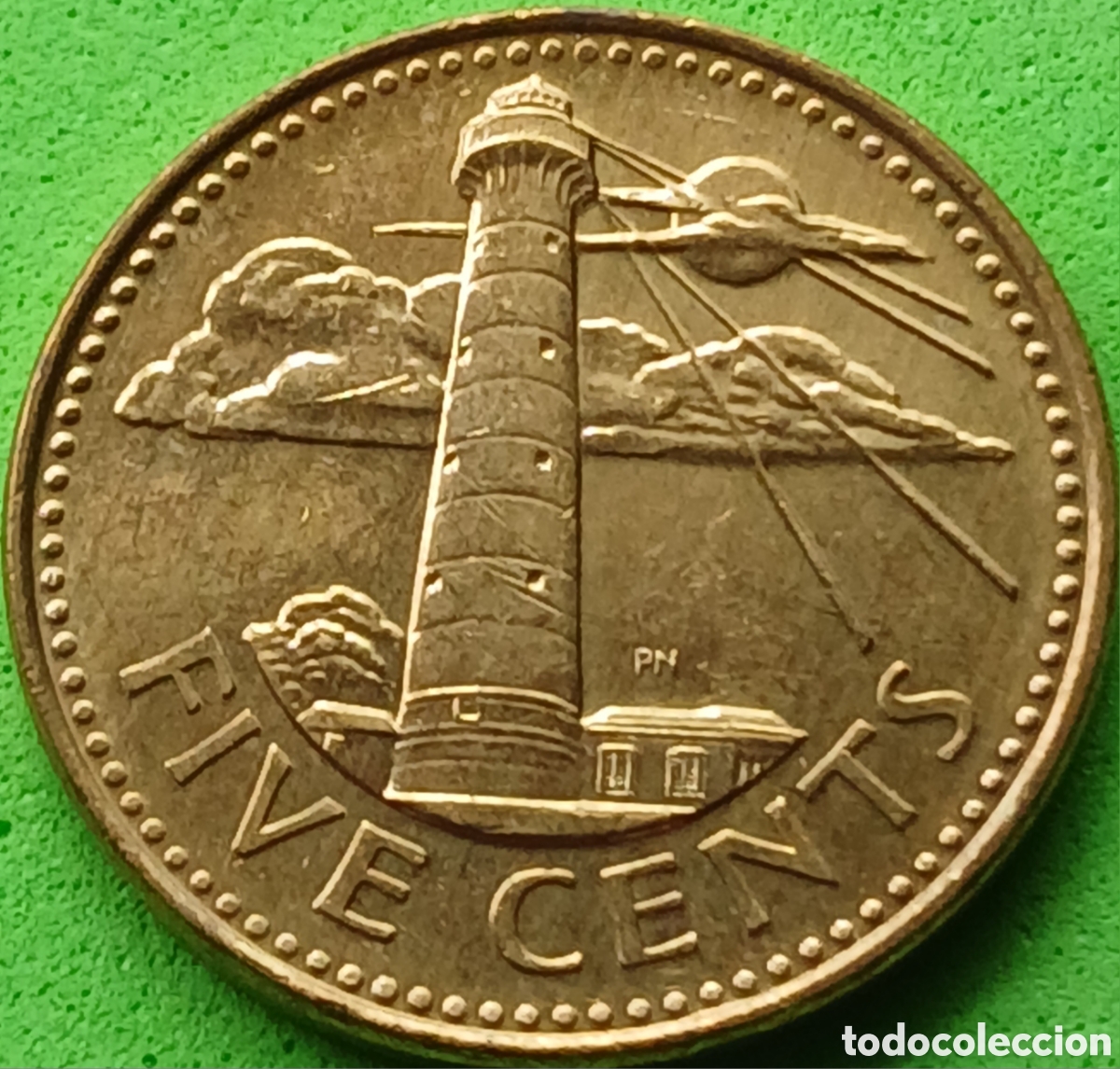 Monedas antiguas de Am&eacute;rica: Barbados 5 cents 2004 km#11