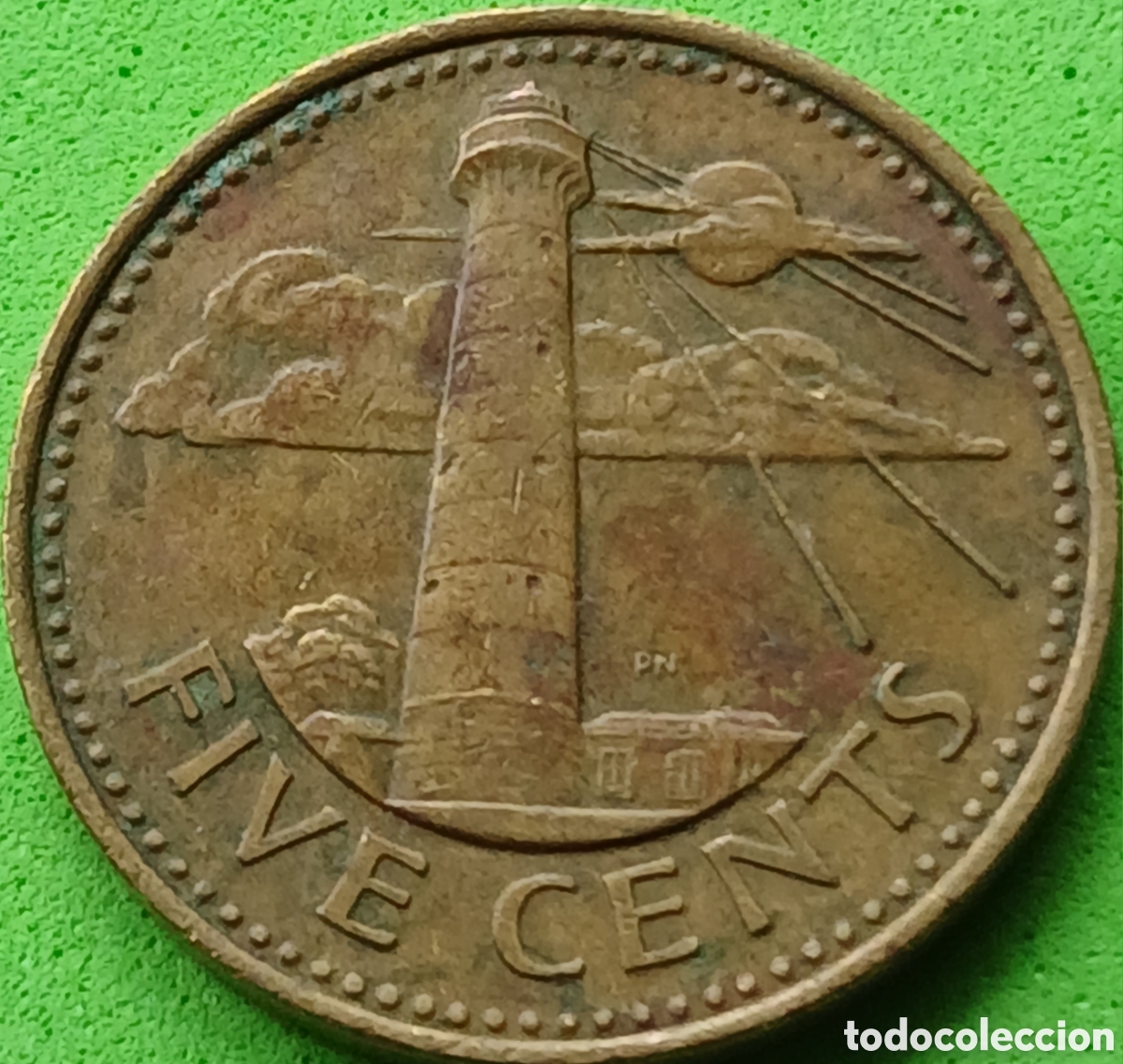 Monedas antiguas de Am&eacute;rica: Barbados 5 cents 2006 km#11