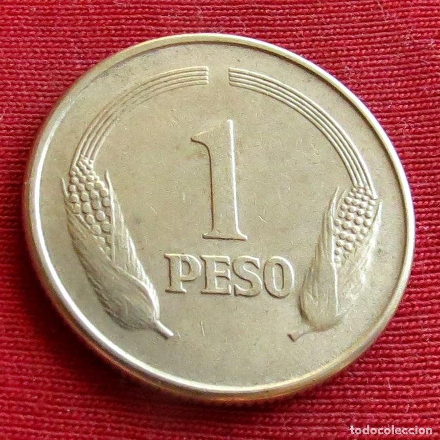 Monedas antiguas de Am&eacute;rica: Colombia 1 peso 1974
