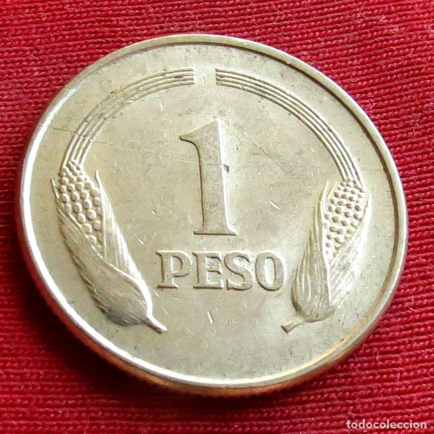 Monedas antiguas de Am&eacute;rica: Colombia 1 peso 1975