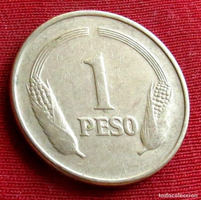 Monedas antiguas de Am&eacute;rica: Colombia 1 peso 1976