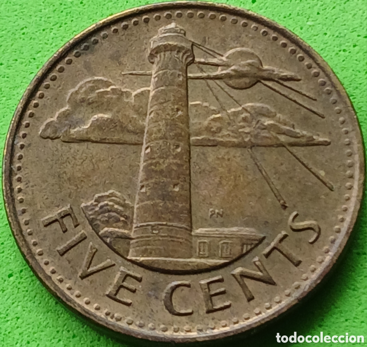 Monedas antiguas de Am&eacute;rica: Barbados 5 cents 2008 km#11a