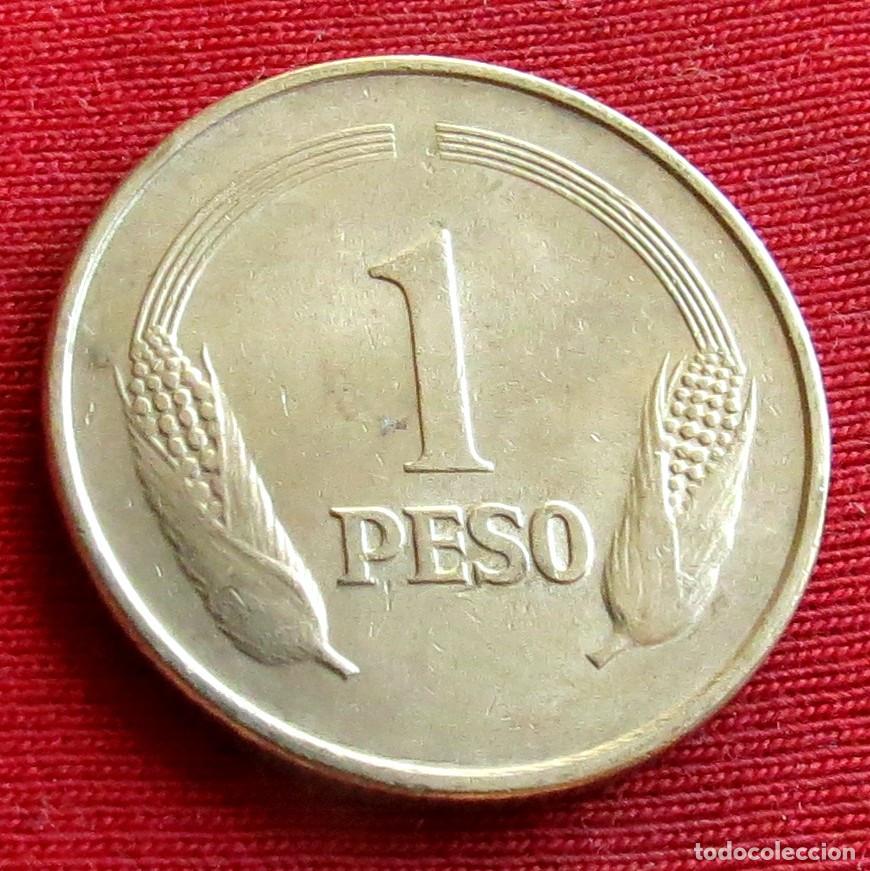 Monedas antiguas de Am&eacute;rica: Colombia 1 peso 1977
