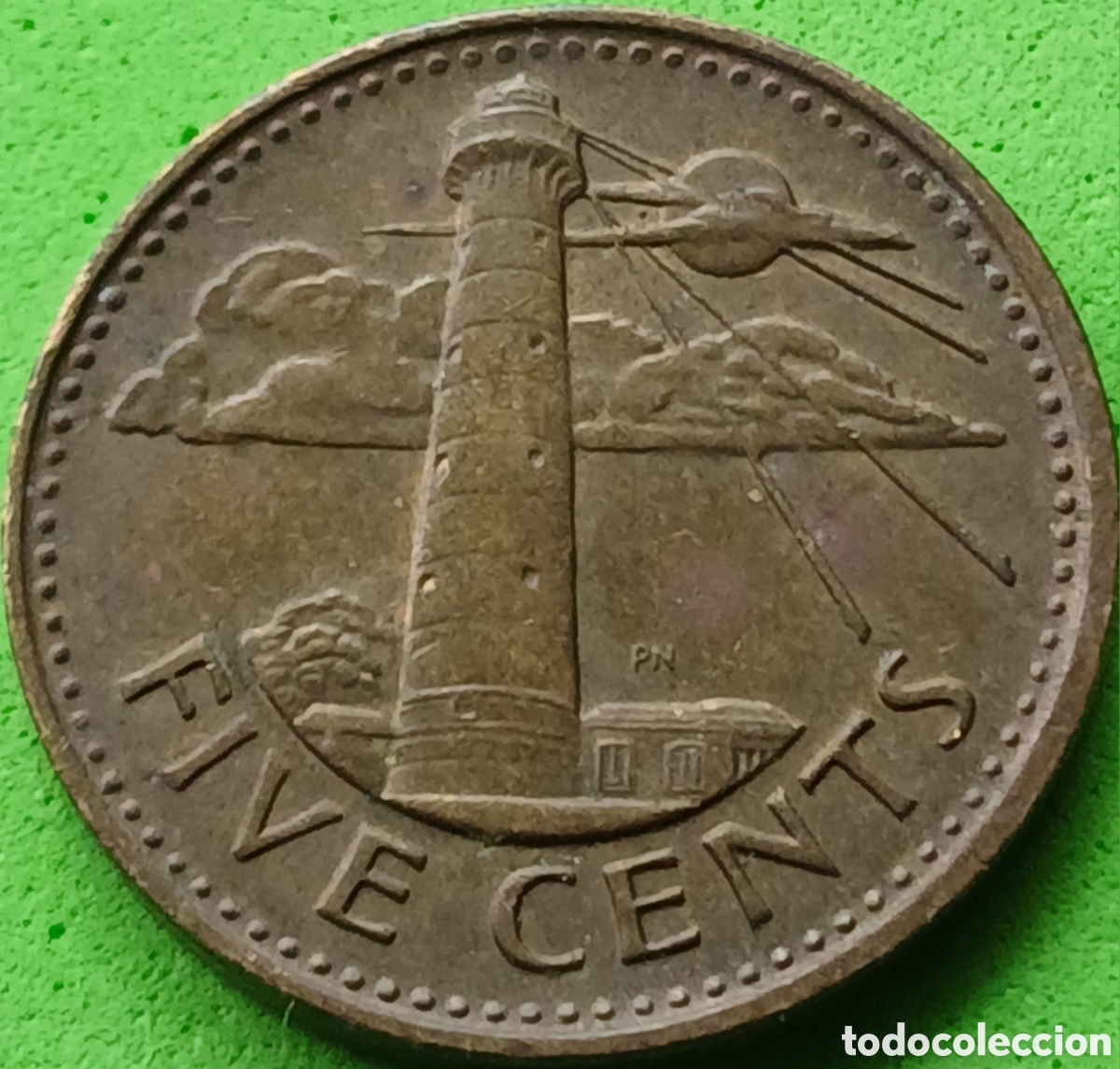 Monedas antiguas de Am&eacute;rica: Barbados 5 cents 2010 km#11a