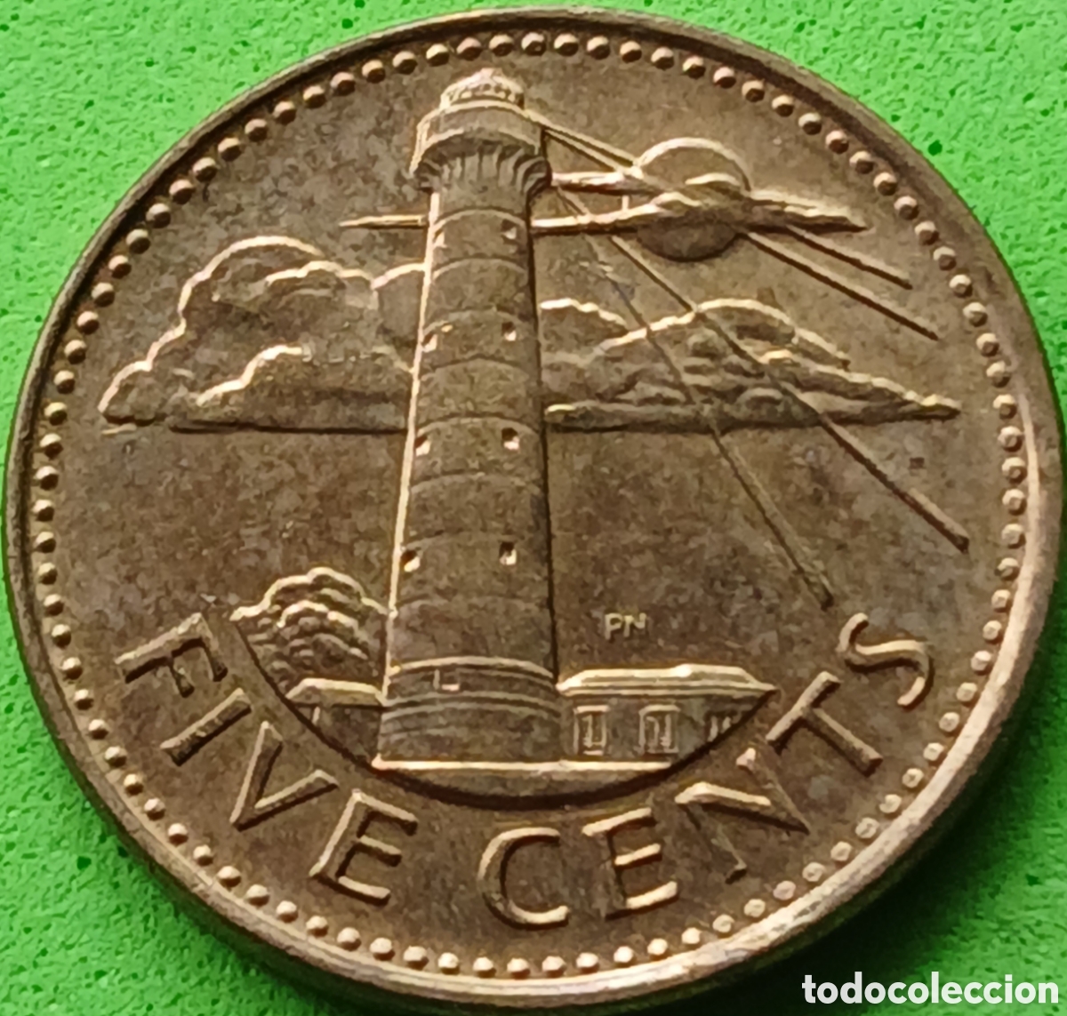 Monedas antiguas de Am&eacute;rica: Barbados 5 cents 2014 km#11a