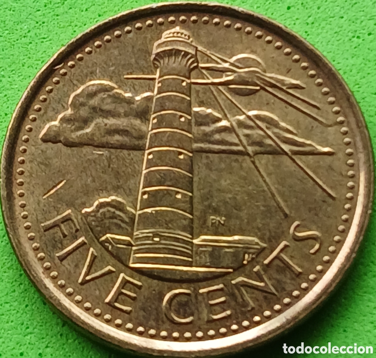 Monedas antiguas de Am&eacute;rica: Barbados 5 cents 2023 km#11a RARA (R) !!