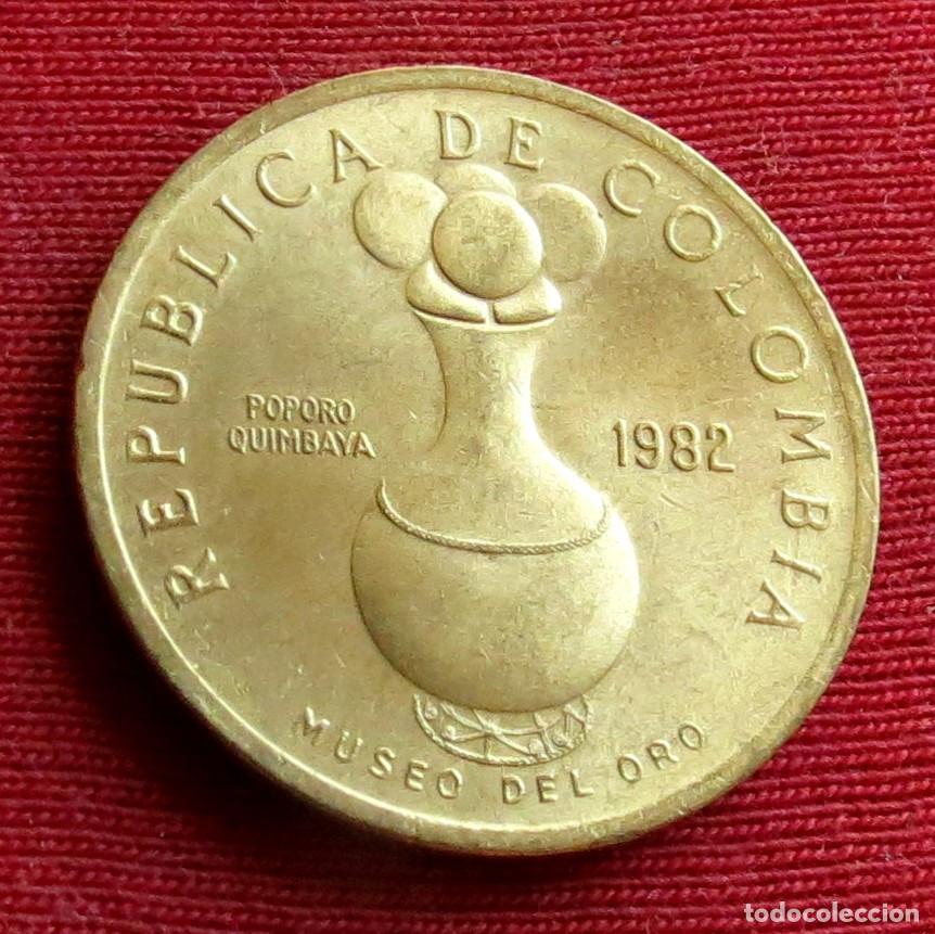 Monedas antiguas de Am&eacute;rica: Colombia 20 pesos 1982