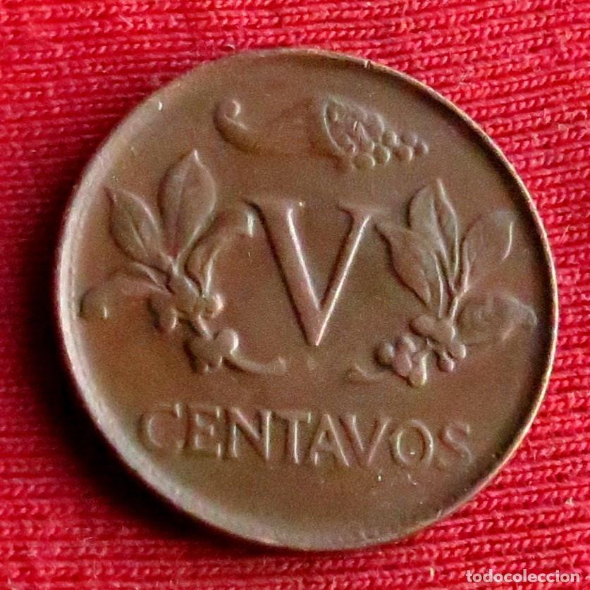 Monedas antiguas de Am&eacute;rica: Colombia 5 centavos 1968