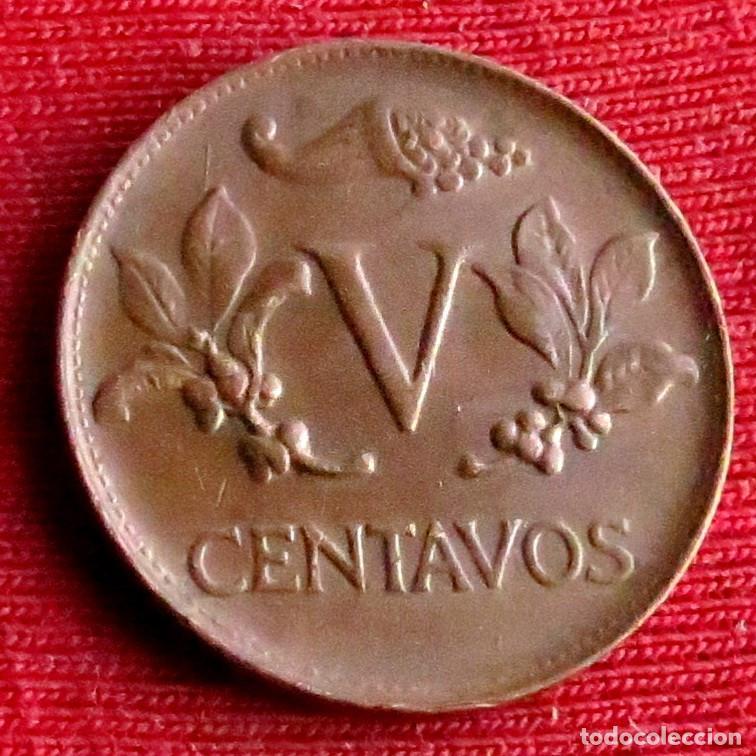 Monedas antiguas de Am&eacute;rica: Colombia 5 centavos 1969