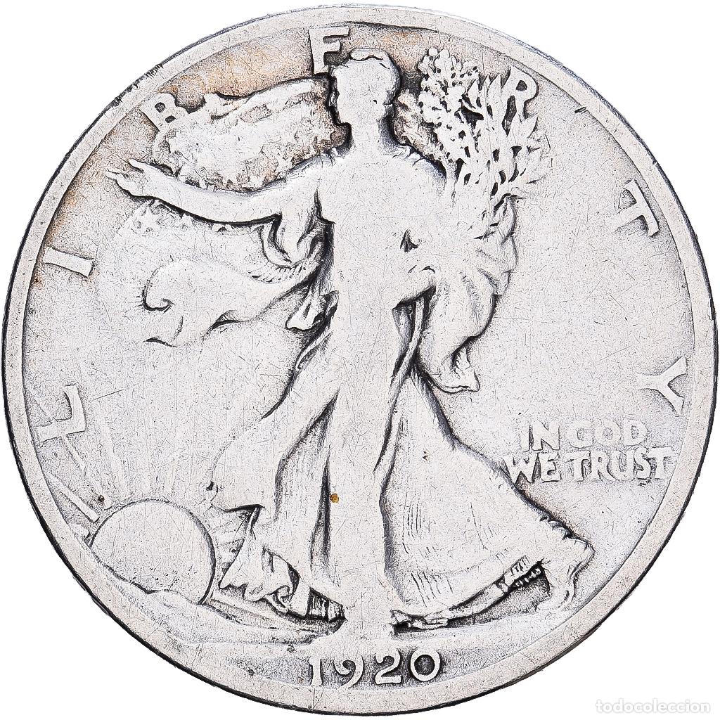 Monedas antiguas de Am&eacute;rica: [#1167676] Estados Unidos, Half Dollar, Walking Liberty Half Dollar, 1920, Denver, Plata