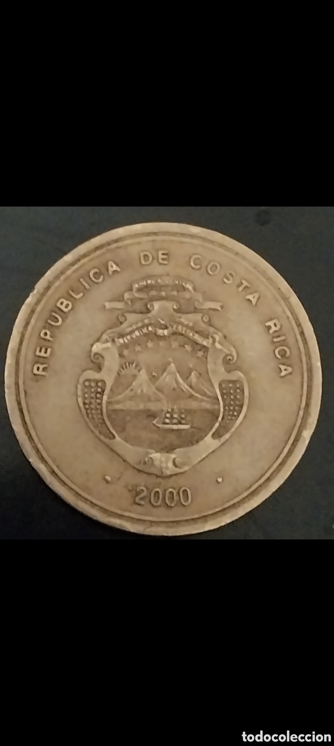 Monedas antiguas de Am&eacute;rica: 100 Colones 2000 MBC - H&Iacute;BRIDO RARO CECA SANTIAGO DE CHILE