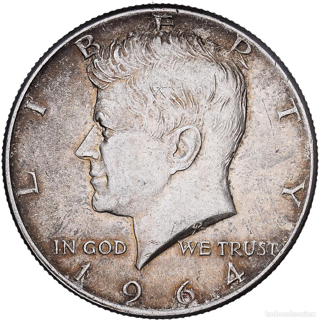 Old Coins of America: [#1167682] Estados Unidos, Half Dollar, Kennedy, 1964, Philadelphia, Plata, MBC