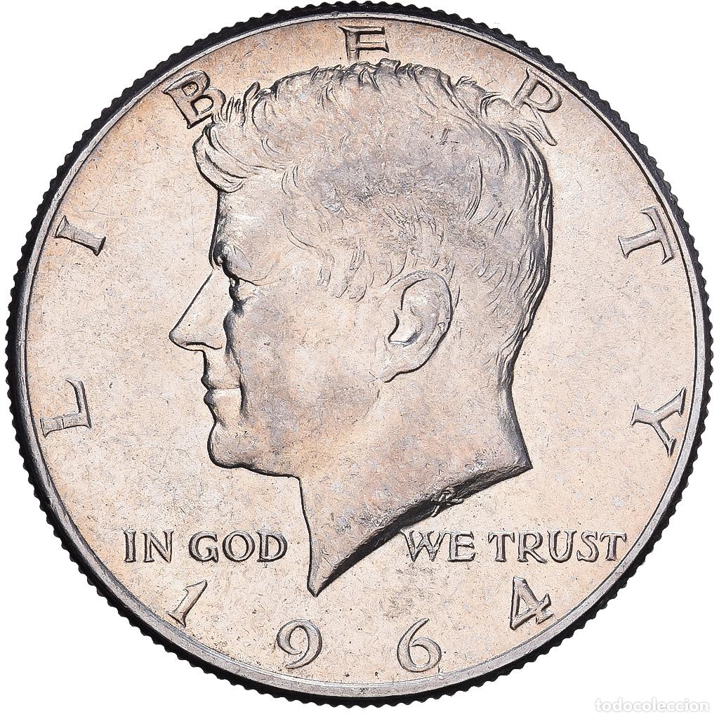 Old Coins of America: [#1167683] Estados Unidos, Half Dollar, Kennedy, 1964, Philadelphia, Plata, MBC+