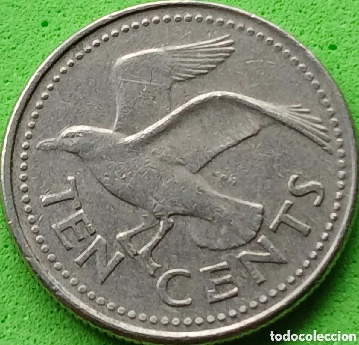 Monedas antiguas de Am&eacute;rica: Barbados 10 cents 2000 km#12