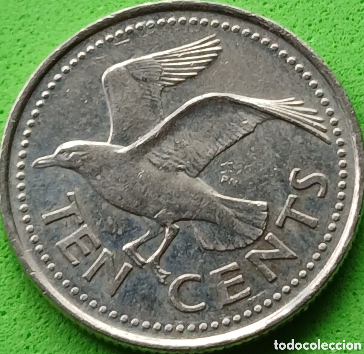 Monedas antiguas de Am&eacute;rica: Barbados 10 cents 2004 km#12