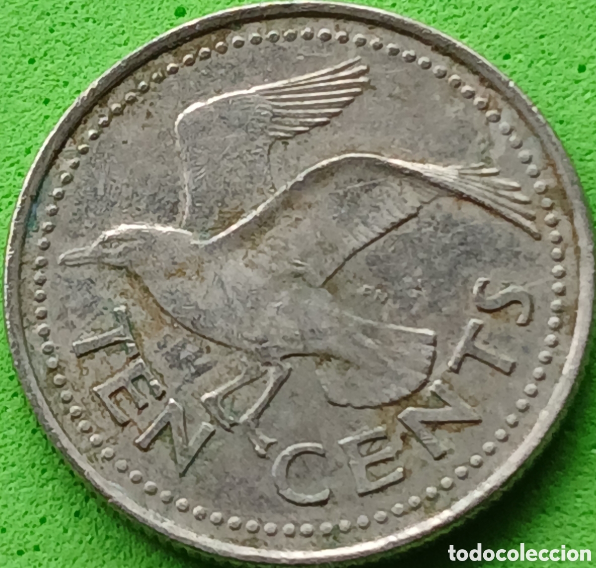 Monedas antiguas de Am&eacute;rica: Barbados 10 cents 2005 km#12