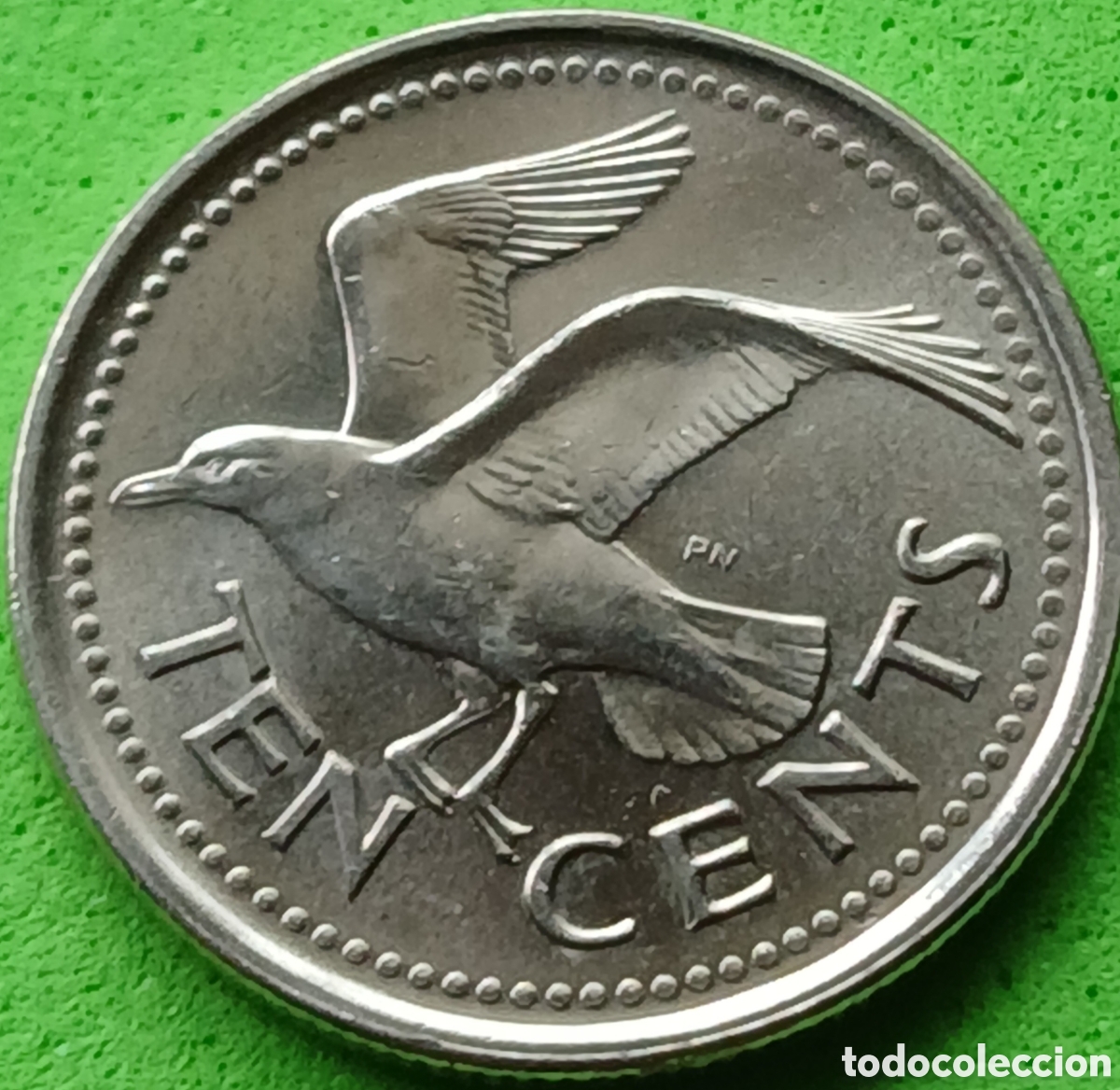 Monedas antiguas de Am&eacute;rica: Barbados 10 cents 2008 km#12a