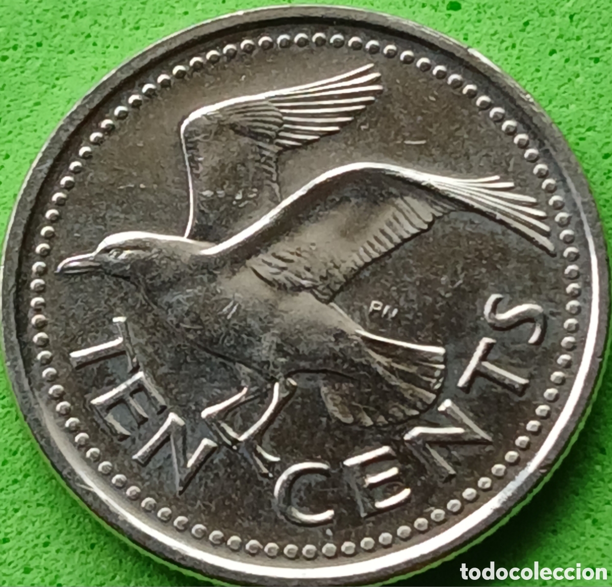 Monedas antiguas de Am&eacute;rica: Barbados 10 cents 2009 km#12a