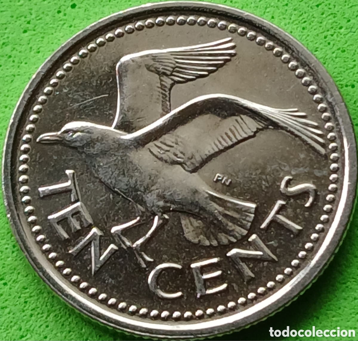 Monedas antiguas de Am&eacute;rica: Barbados 10 cents 2012 km#12a