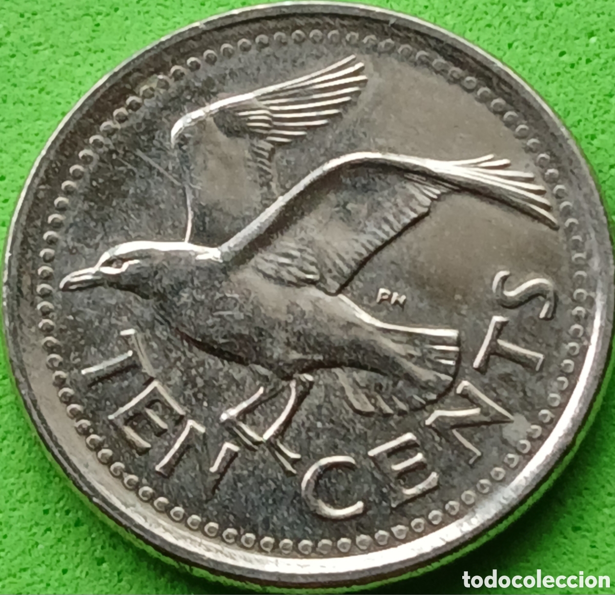 Monedas antiguas de Am&eacute;rica: Barbados 10 cents 2022 km#12a RARA (R) !