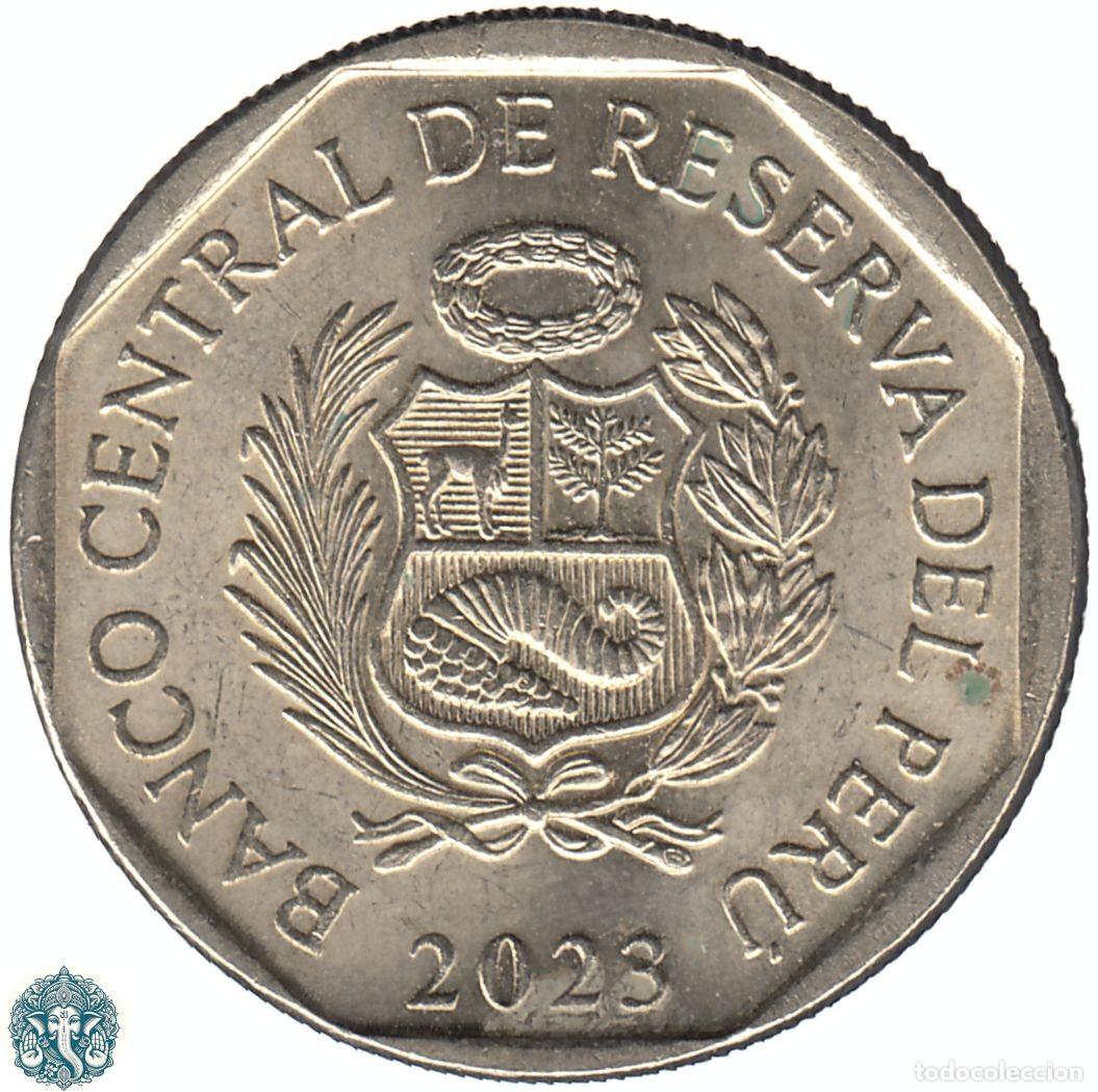 Monedas antiguas de Am&eacute;rica: PER&Uacute; 50 C&eacute;ntimos 2023 KM#307.4 - Foto 2