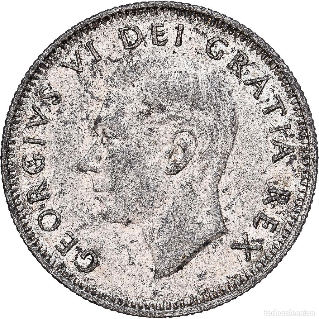 Monedas antiguas de Am&eacute;rica: [#1167798] Canad&aacute;, George VI, 25 Cents, 1951, Royal Canadian Mint, Plata, MBC, KM:44