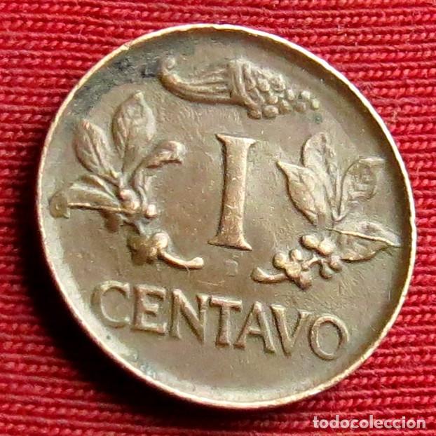 Monnaies anciennes d'Am&eacute;rique: Colombia 1 centavo 1950
