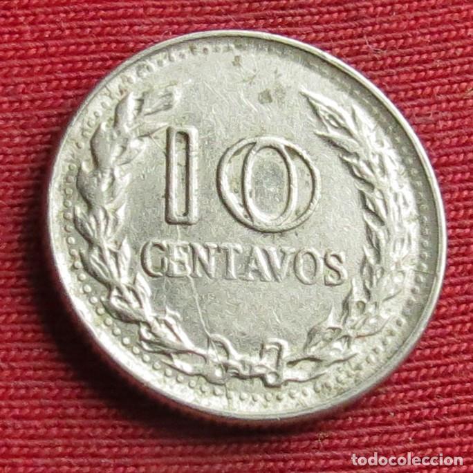 Monedas antiguas de Am&eacute;rica: Colombia 10 centavos 1974