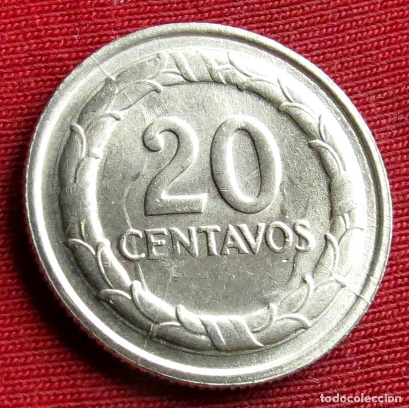 Monedas antiguas de Am&eacute;rica: Colombia 20 centavos 1969