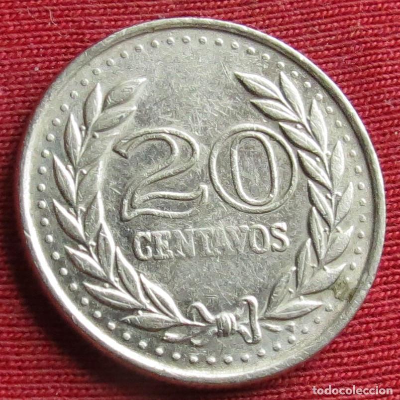 Monedas antiguas de Am&eacute;rica: Colombia 20 centavos 1979