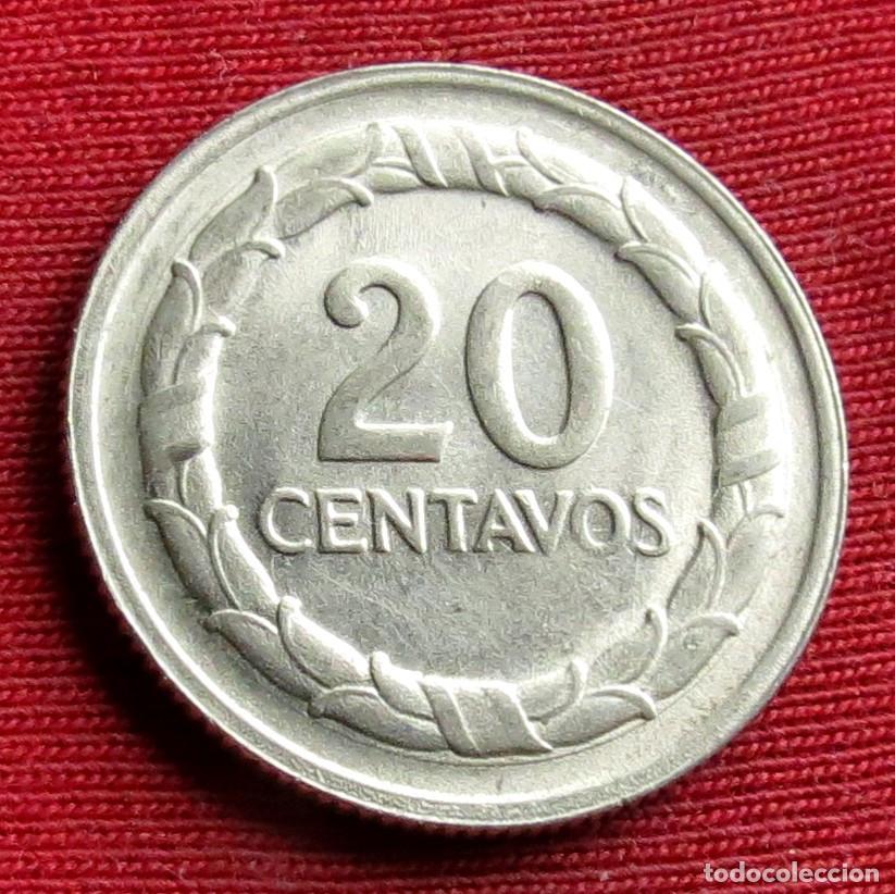 Monedas antiguas de Am&eacute;rica: Colombia 20 centavos 1967