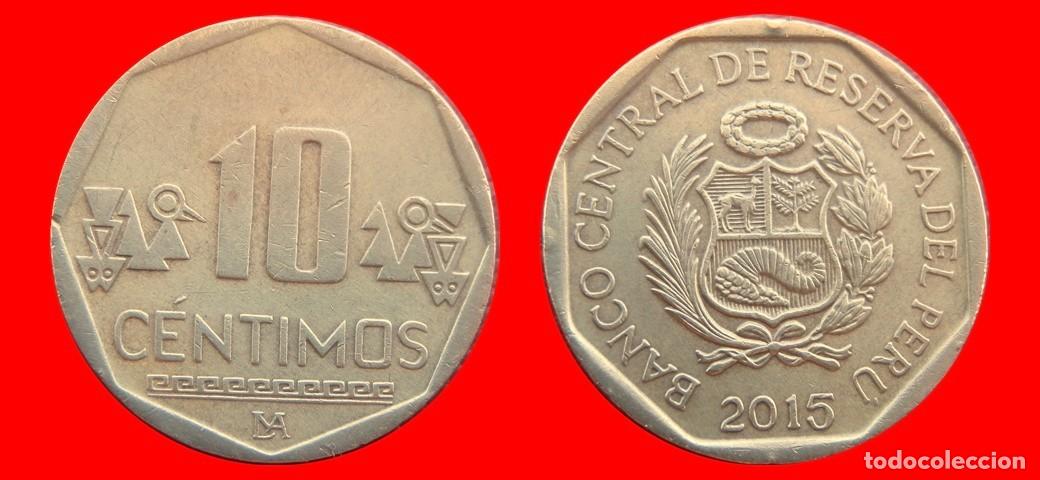 Monedas antiguas de Am&eacute;rica: 10 CENTIMOS 2015 PERU-151141