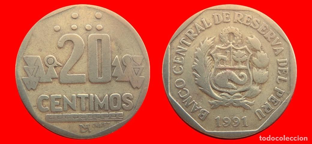 Monedas antiguas de Am&eacute;rica: 20 CENTIMOS 1991 PERU-151142