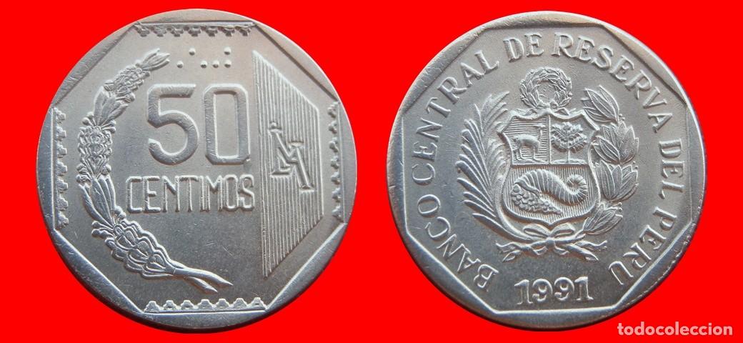 Monedas antiguas de Am&eacute;rica: 50 CENTIMOS 1991 PERU-151143