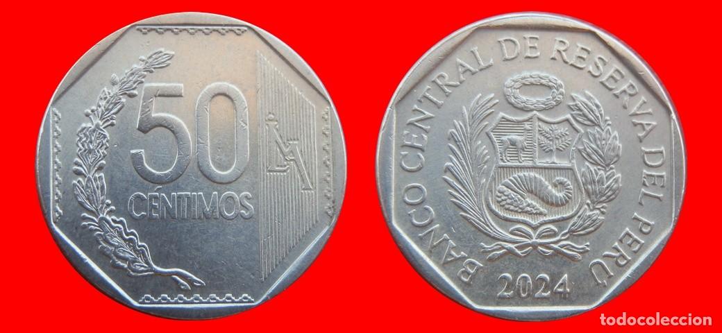 Monedas antiguas de Am&eacute;rica: 50 CENTIMOS 2024 PERU-151148