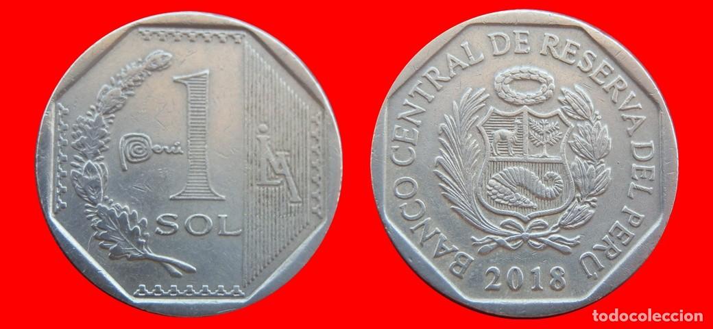 Monedas antiguas de Am&eacute;rica: 1 NUEVO SOL 2018 PERU-151159