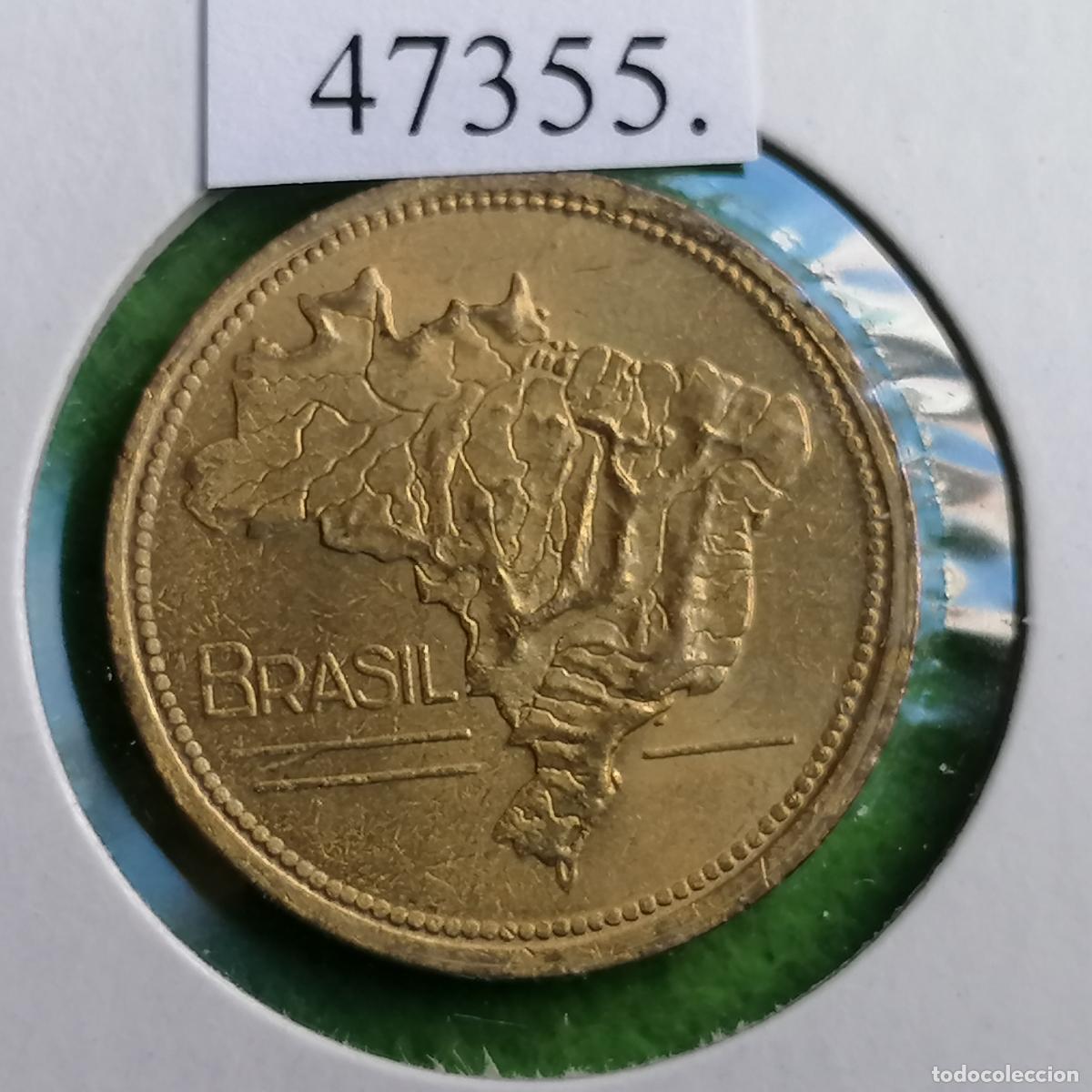Monedas antiguas de Am&eacute;rica: Brasil 1 cruzeiro 1945